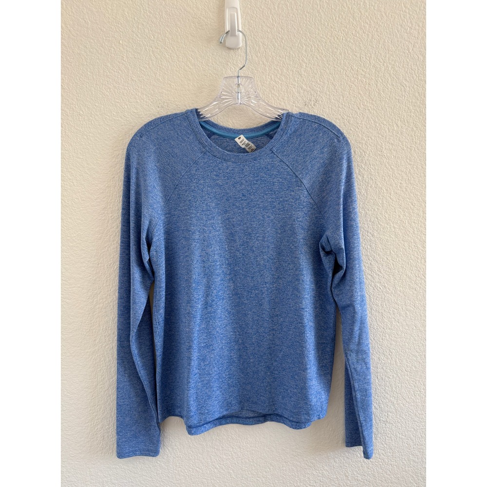 License to Train Classic-Fit Long-Sleeve Shirt in Heathered Pipe Dream Blue